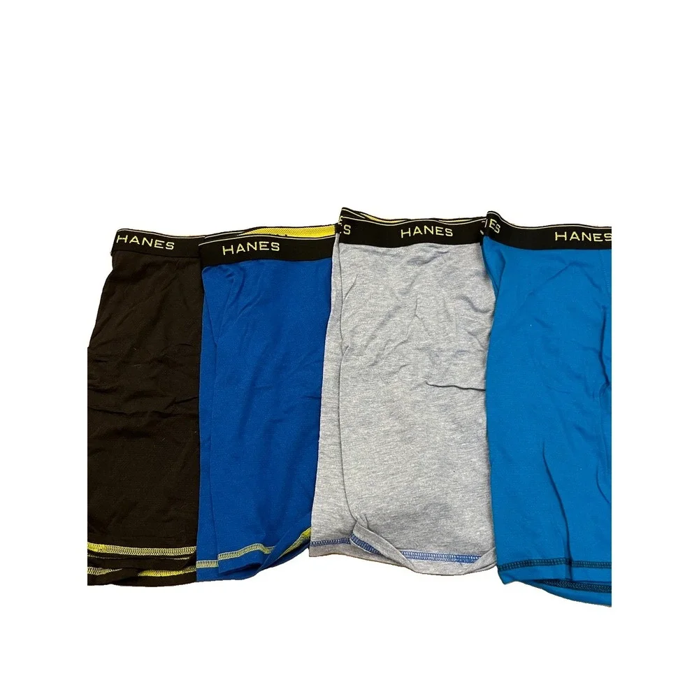 Hanes Ultimate Comfort Flex Fit Men's Boxer Briefs, Assorted - 4 Pack